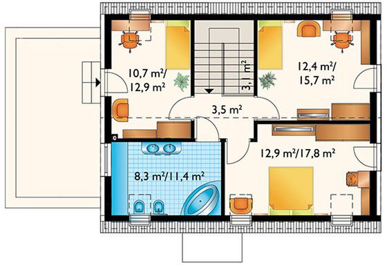 Poddasze projektu Sambor As OZE (1841)