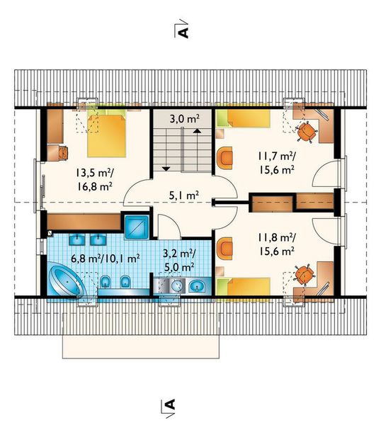 Poddasze projektu Olaf Solo OZE (1840)
