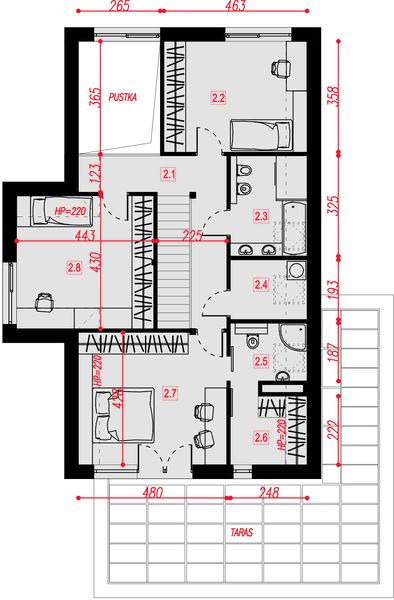 Poddasze projektu Senegida 1