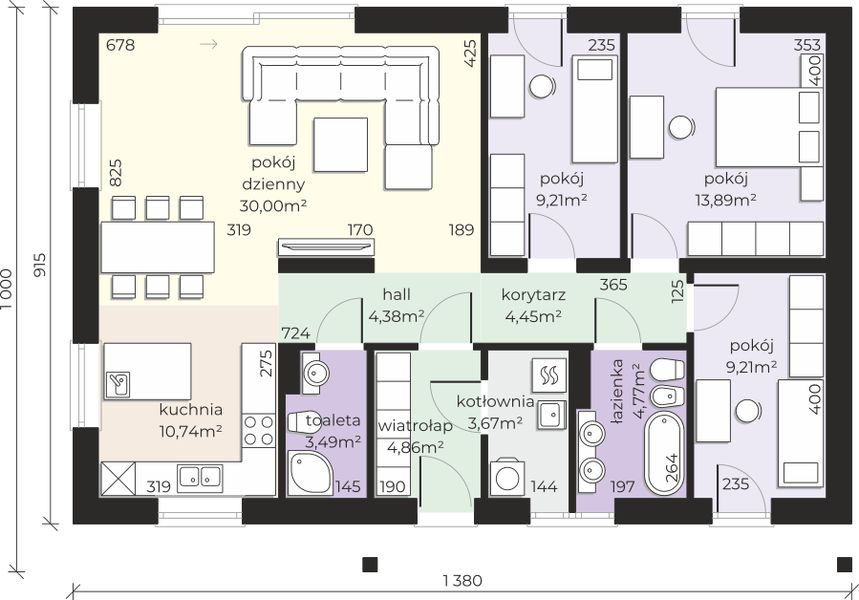 Parter projektu Dom przy Bukowej 52