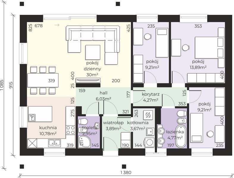 Parter projektu Dom przy Bukowej 54