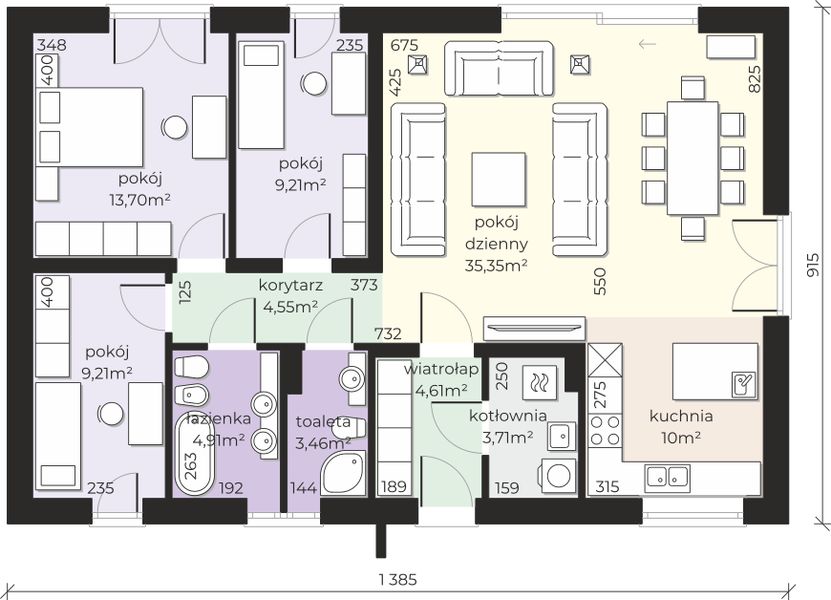 Parter projektu Dom przy Olchowej 8