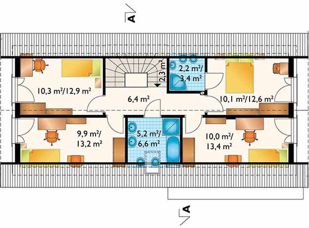 Poddasze projektu Liana OZE (1834)