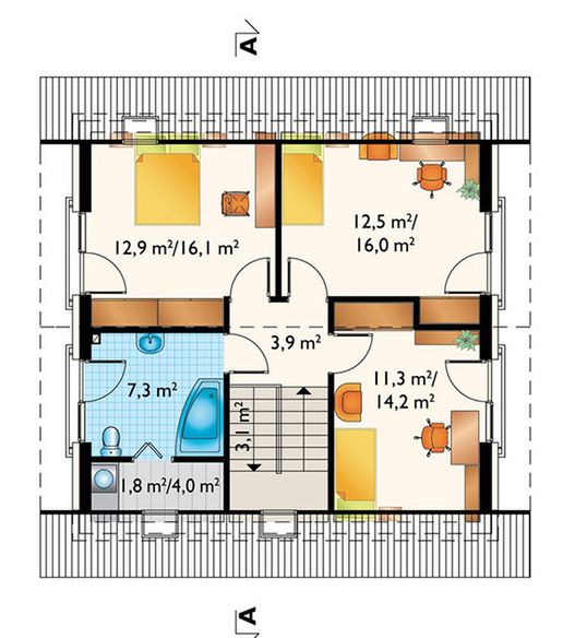 Poddasze projektu Melinda OZE (1839)