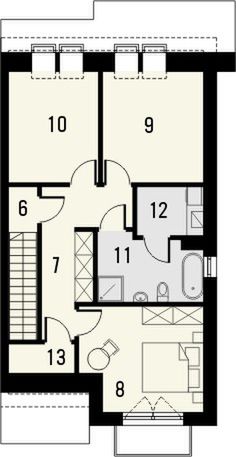 Poddasze projektu Mieszko 3