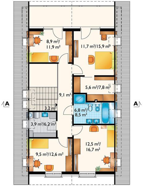 Poddasze projektu Dominik Polo OZE (1827)