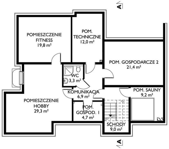 Piwnica projektu Helios Max OZE (1831)