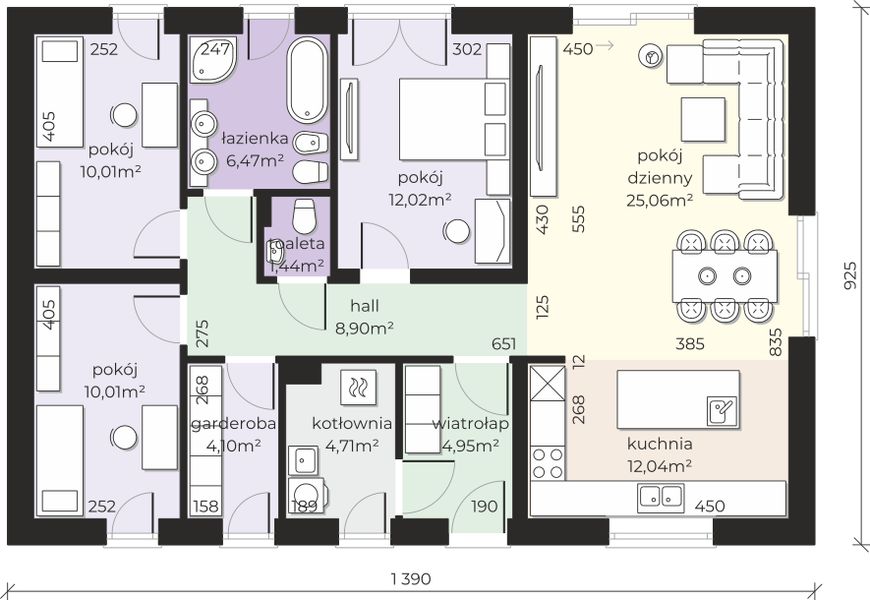 Parter projektu Dom przy Bukowej 58