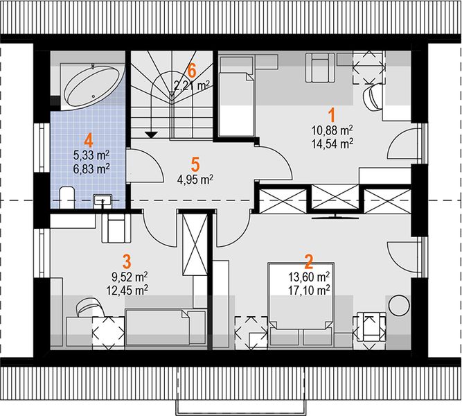 Poddasze projektu Malik Bobo (1853)