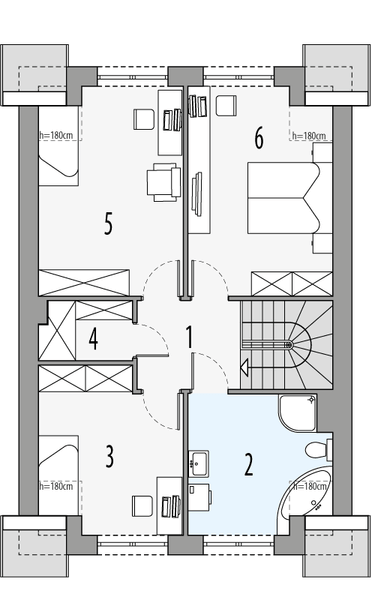 Poddasze projektu Gilbert 2