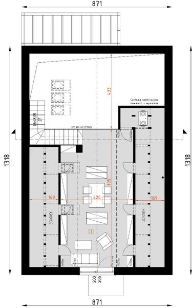 Poddasze projektu D298A