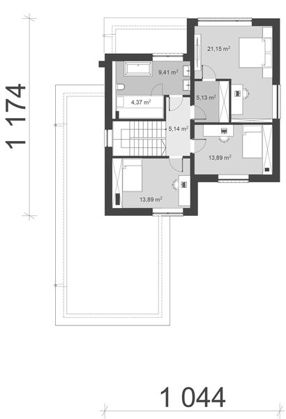 Piętro 1 projektu uA338