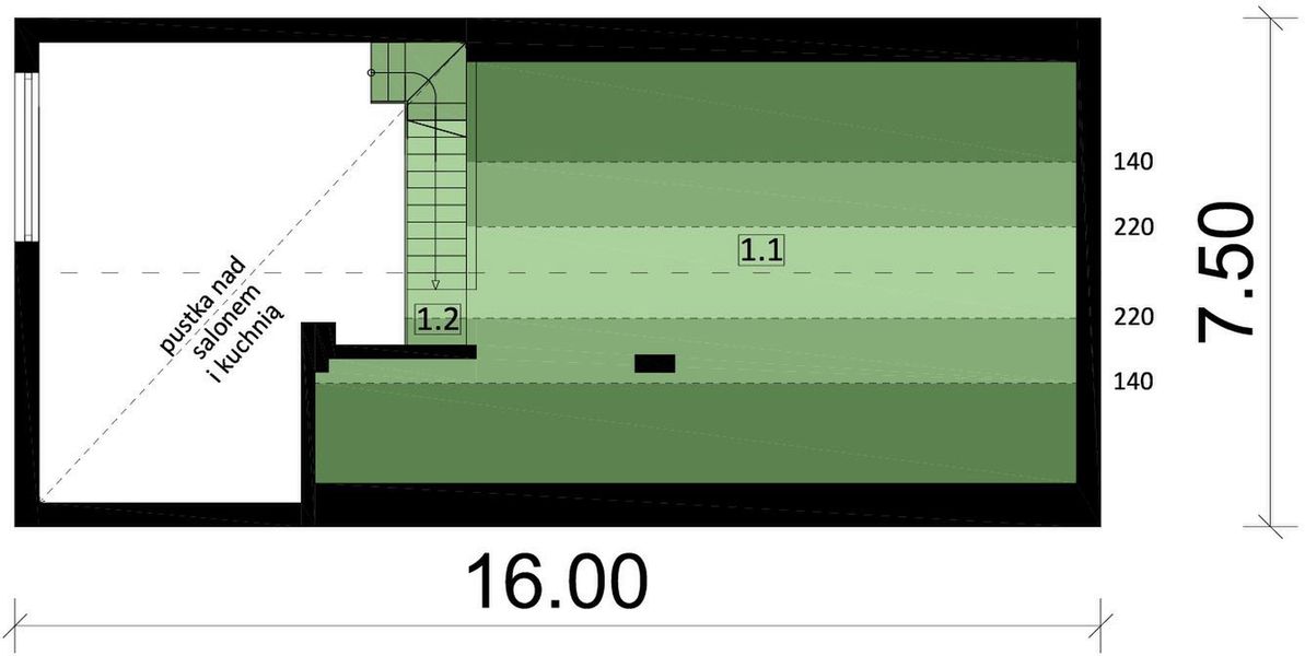 Antresola projektu KA237 SZ
