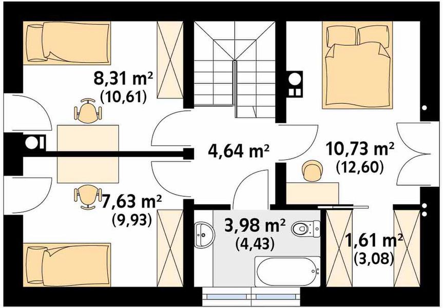 Poddasze projektu Bez 4