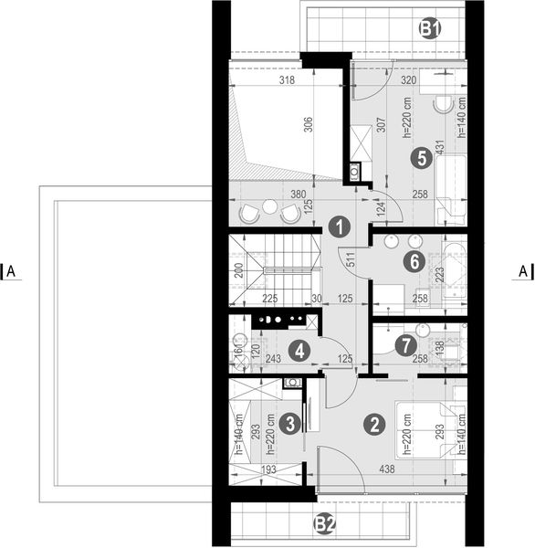 Poddasze projektu NewHouse 758 G1 w1