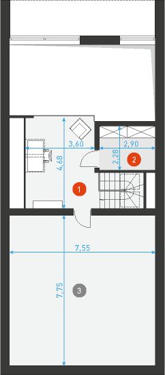 Poddasze projektu Beztroski 1