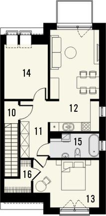 Poddasze projektu Forum 1