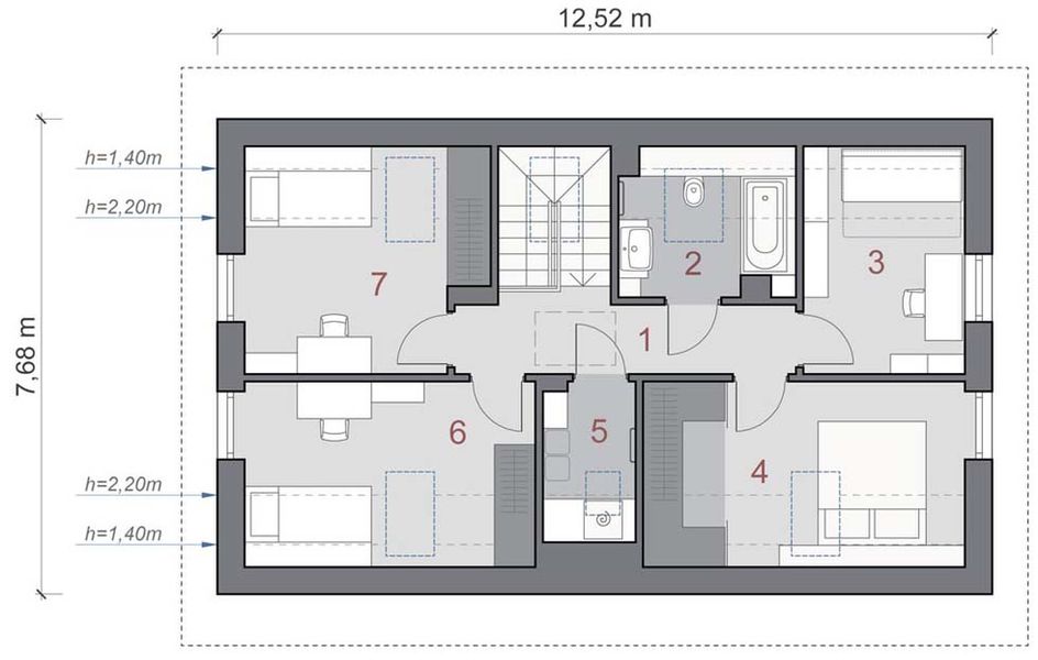 Poddasze projektu N35-G1