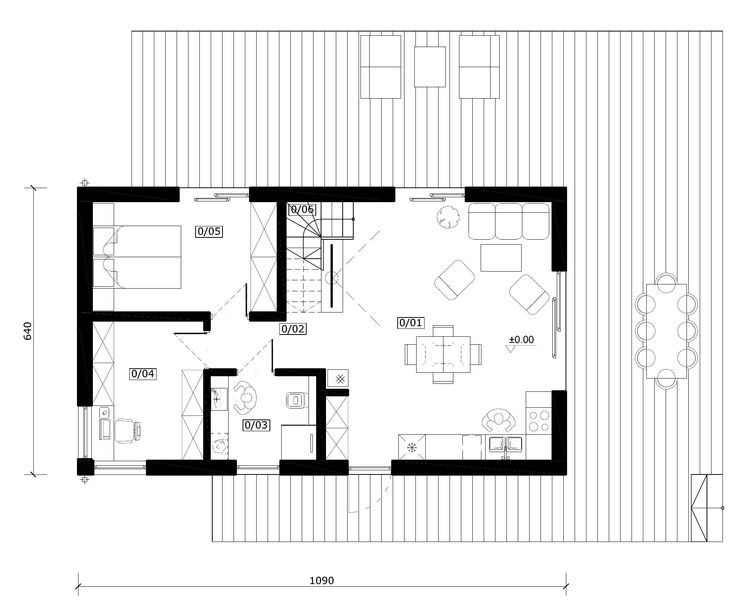 Parter projektu Montana 2 - drewniany