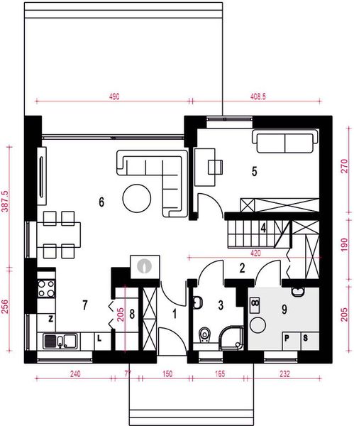 Parter projektu Morwa bez garażu [B]