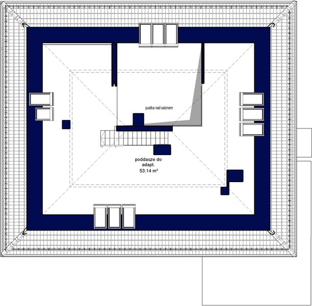 Poddasze projektu Domidea 7