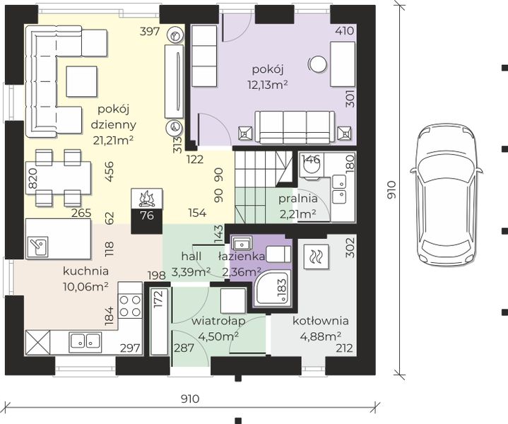 Parter projektu Dom przy Cyprysowej 70