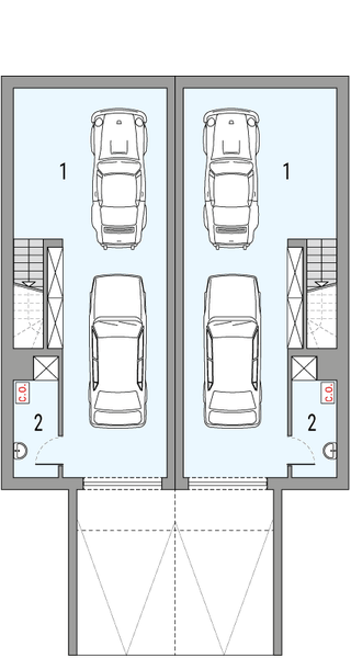 Piwnica projektu Poezja 1A - bliźniak LLL
