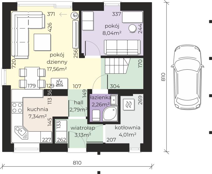 Parter projektu Dom przy Cyprysowej 76
