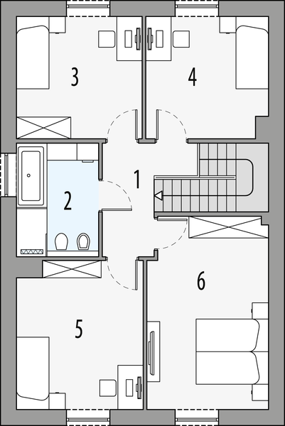 Piętro 1 projektu Milan 2