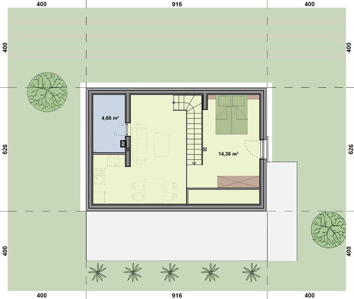 Poddasze projektu L-316