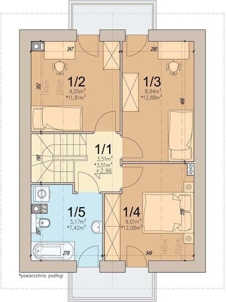 Poddasze projektu Melon