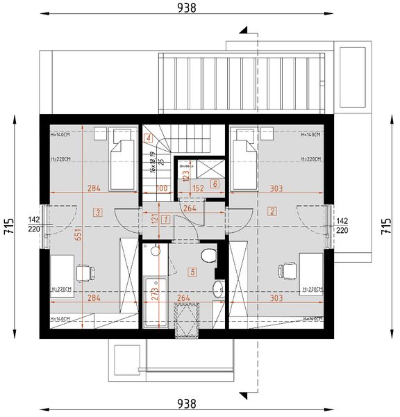 Poddasze projektu D337A