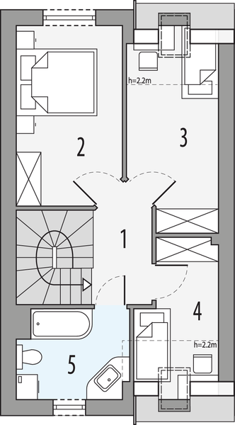Poddasze projektu Emilka 2