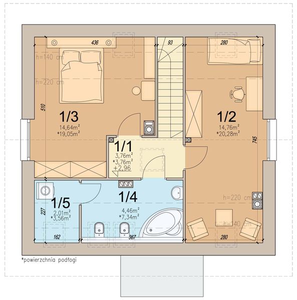 Poddasze projektu Oregano