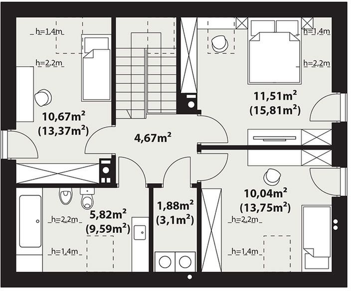Poddasze projektu Pulio
