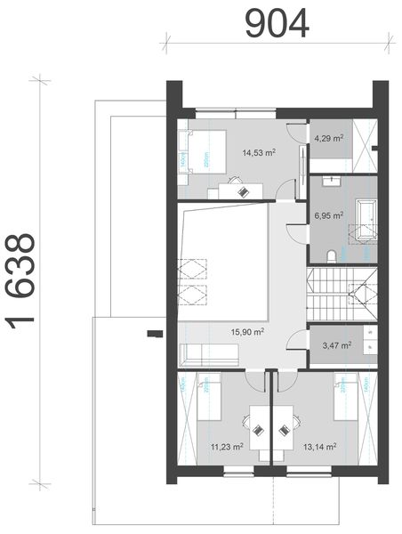 Poddasze projektu uA318
