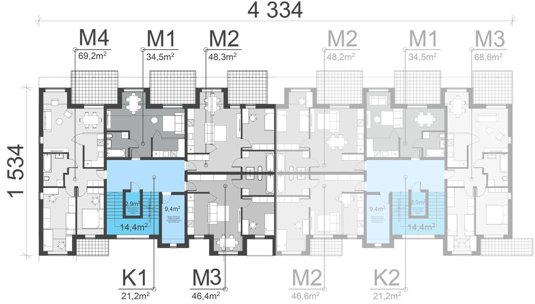 Piętro 1 projektu uA363