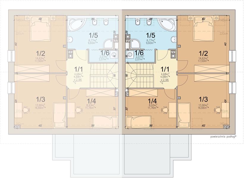 Poddasze projektu Lungo Duo