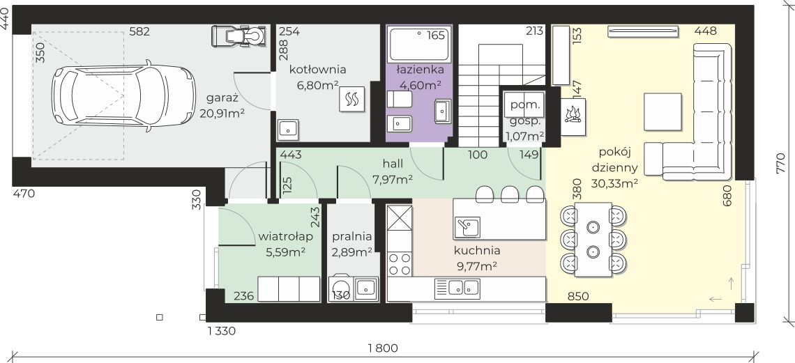 Parter projektu Dom przy Kolorowej 3