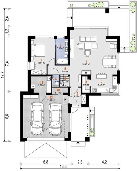 Parter projektu Elza Beta (1868)