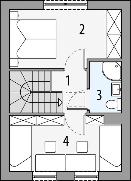 Piętro 1 projektu Luna 1