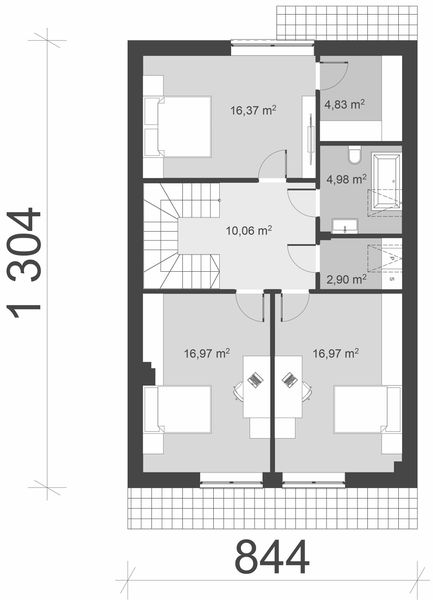 Poddasze projektu uA354