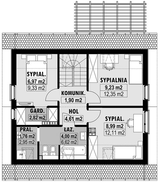 Poddasze projektu E-71