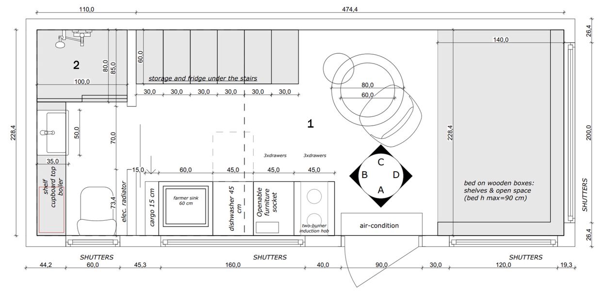 Parter projektu Dom mobilny Tiny House