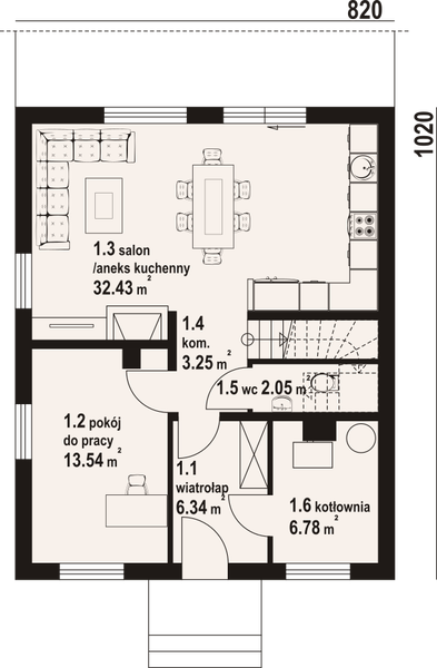 Parter projektu Gładyszowo a3 dws