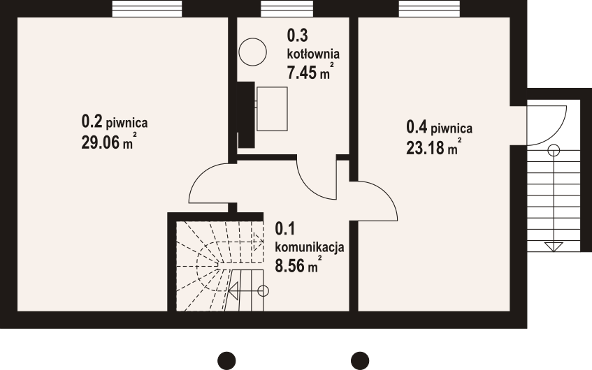 Piwnica projektu Miłków 79