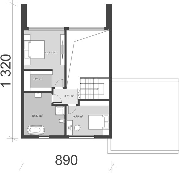 Poddasze projektu uA358
