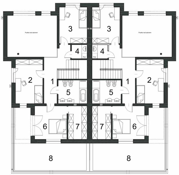 Piętro 1 projektu BK-14