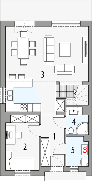 Parter projektu Lidia - segment lewy