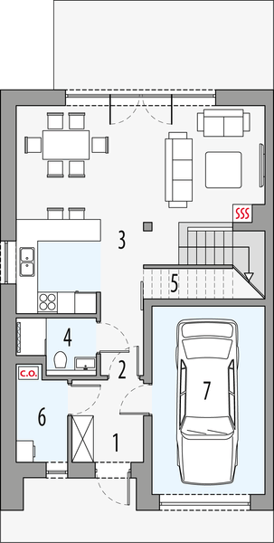 Parter projektu Milan 3 - segment lewy